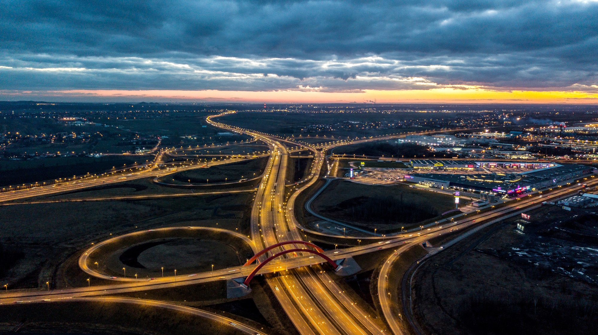 Autostrada z lotu ptaka