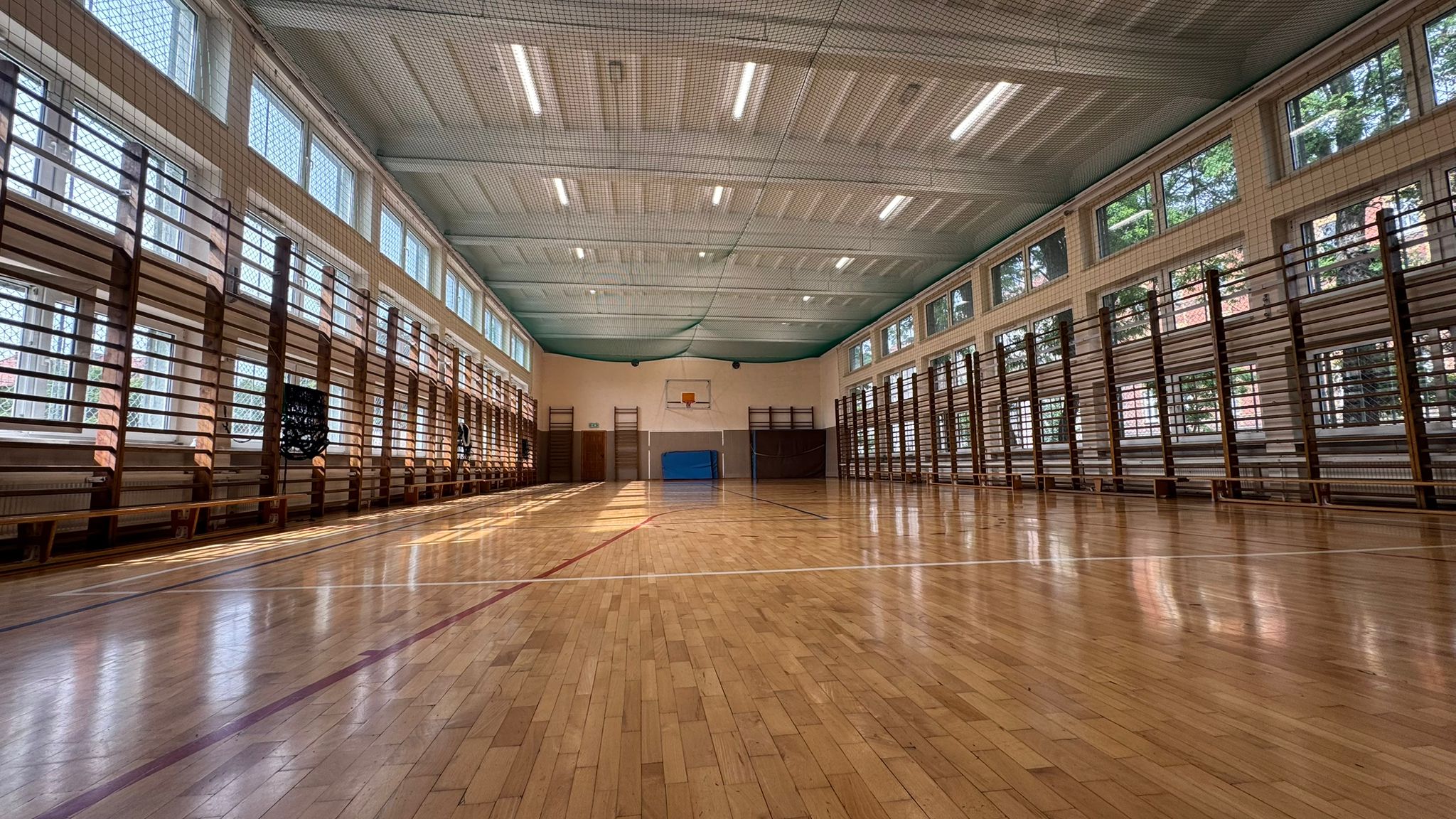 Sala gimnastyczna przy LO nr 4