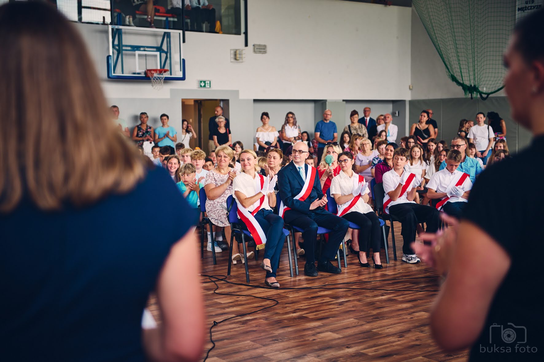 Uroczystość nadania sztandaru i zakończenie roku szkolnego w SP19 w ZSO8 w Gliwicach