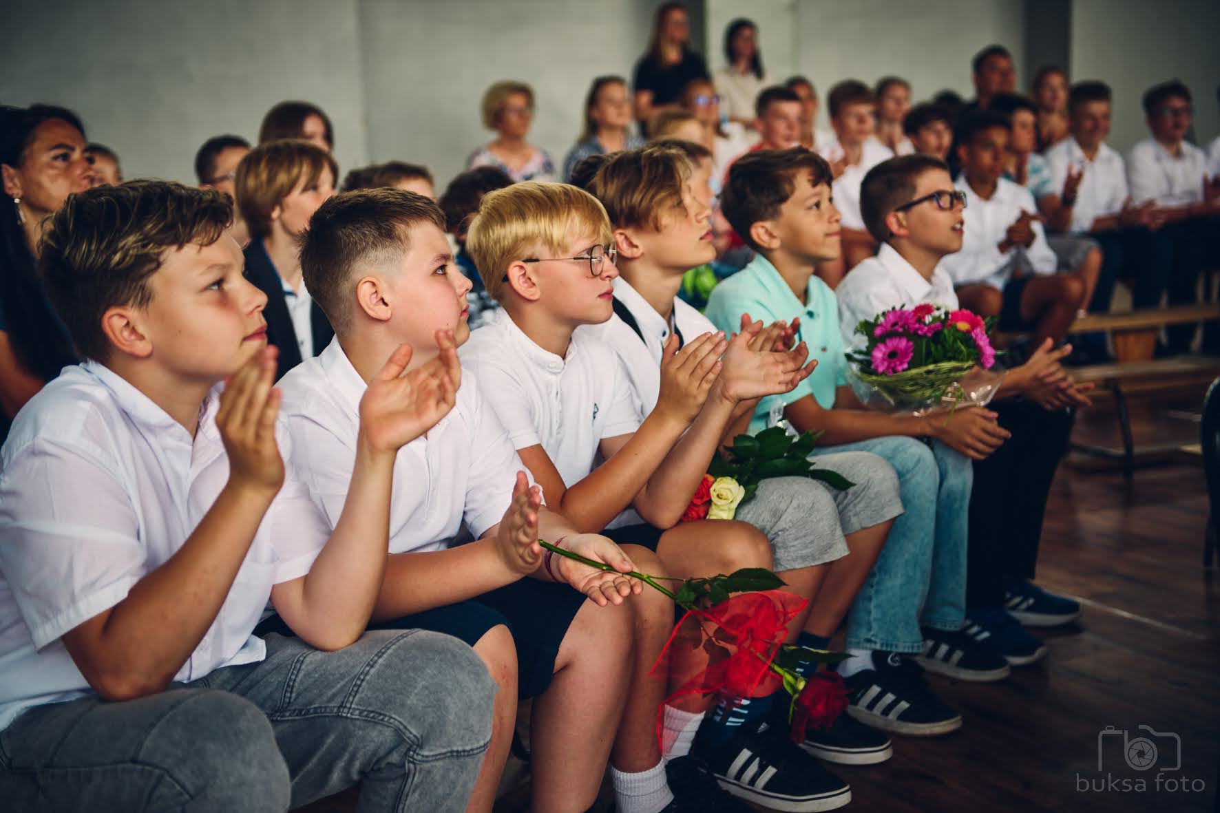 Uroczystość nadania sztandaru i zakończenie roku szkolnego w SP19 w ZSO8 w Gliwicach