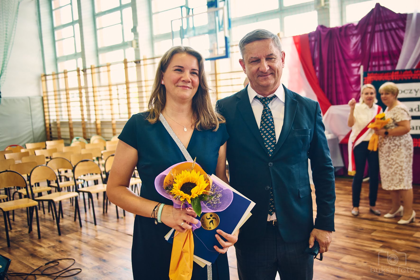 Uroczystość nadania sztandaru i zakończenie roku szkolnego w SP19 w ZSO8 w Gliwicach