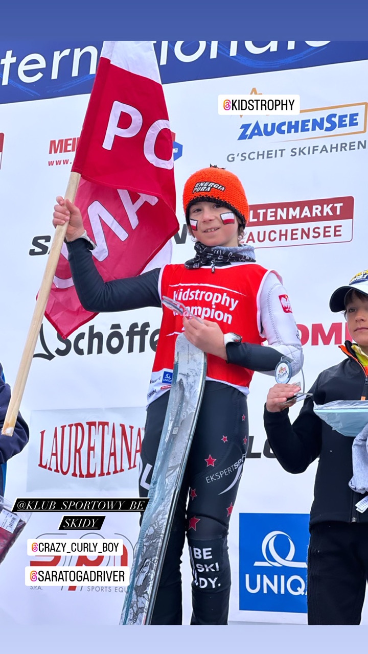 Janek na podium