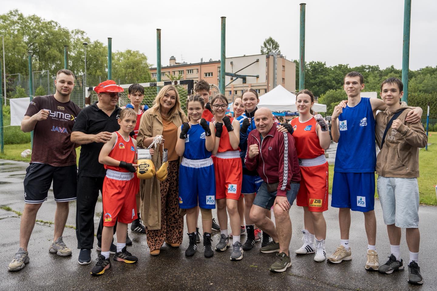 prezydent Gliwic ze sportowcami