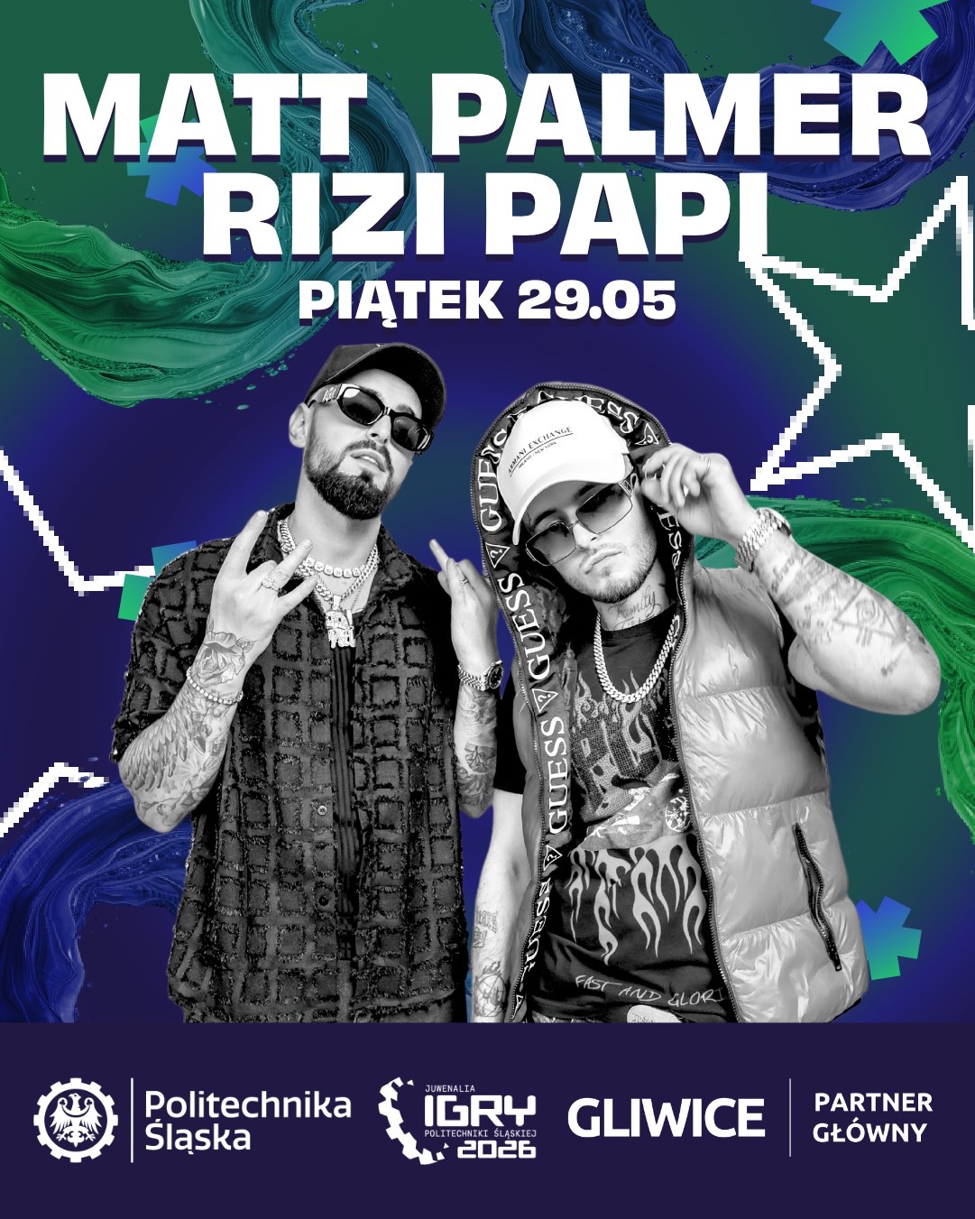 Baner ze zdjęciem Matt Palmer i Rizi Papi