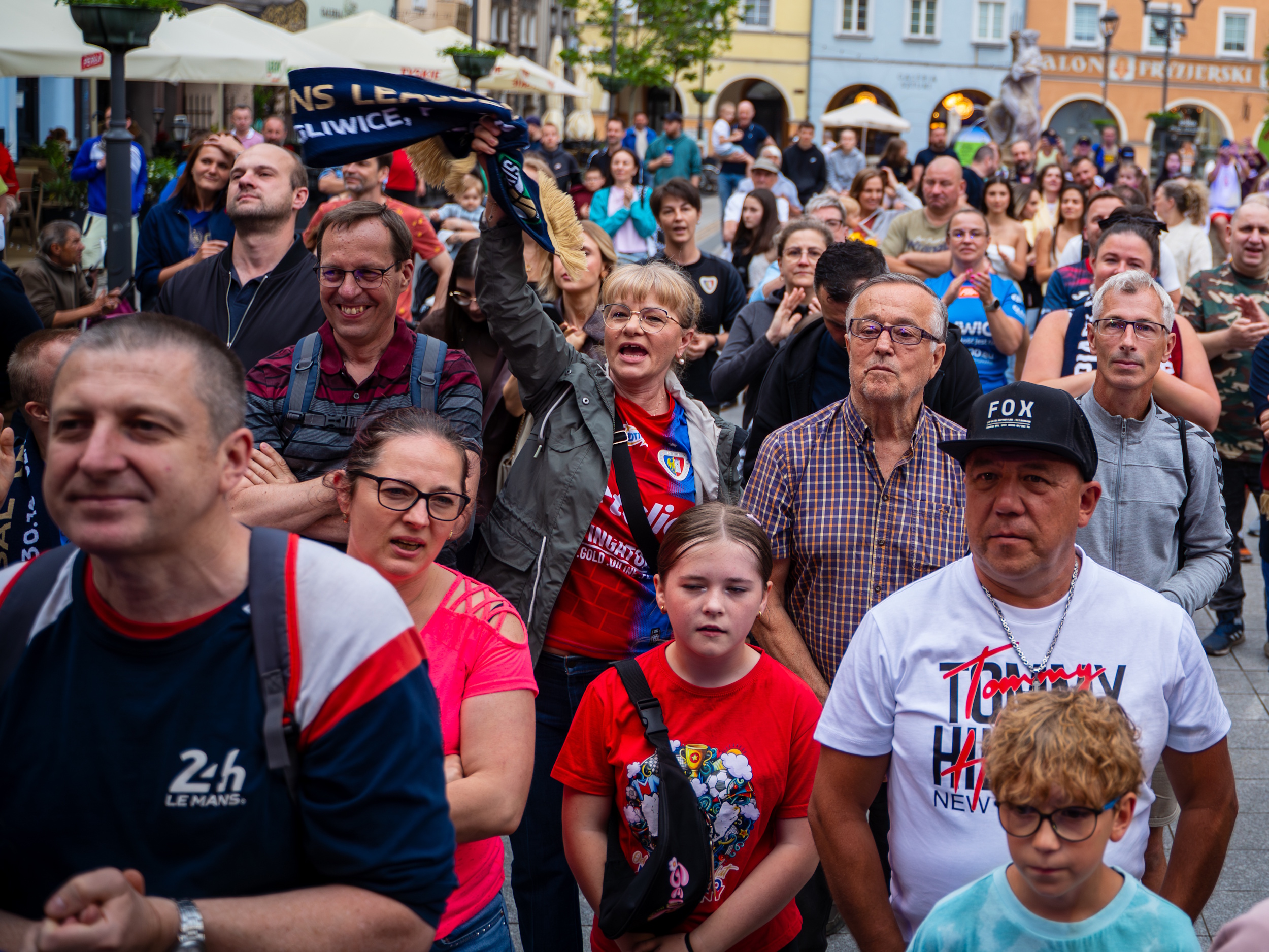 Kibice na Runku