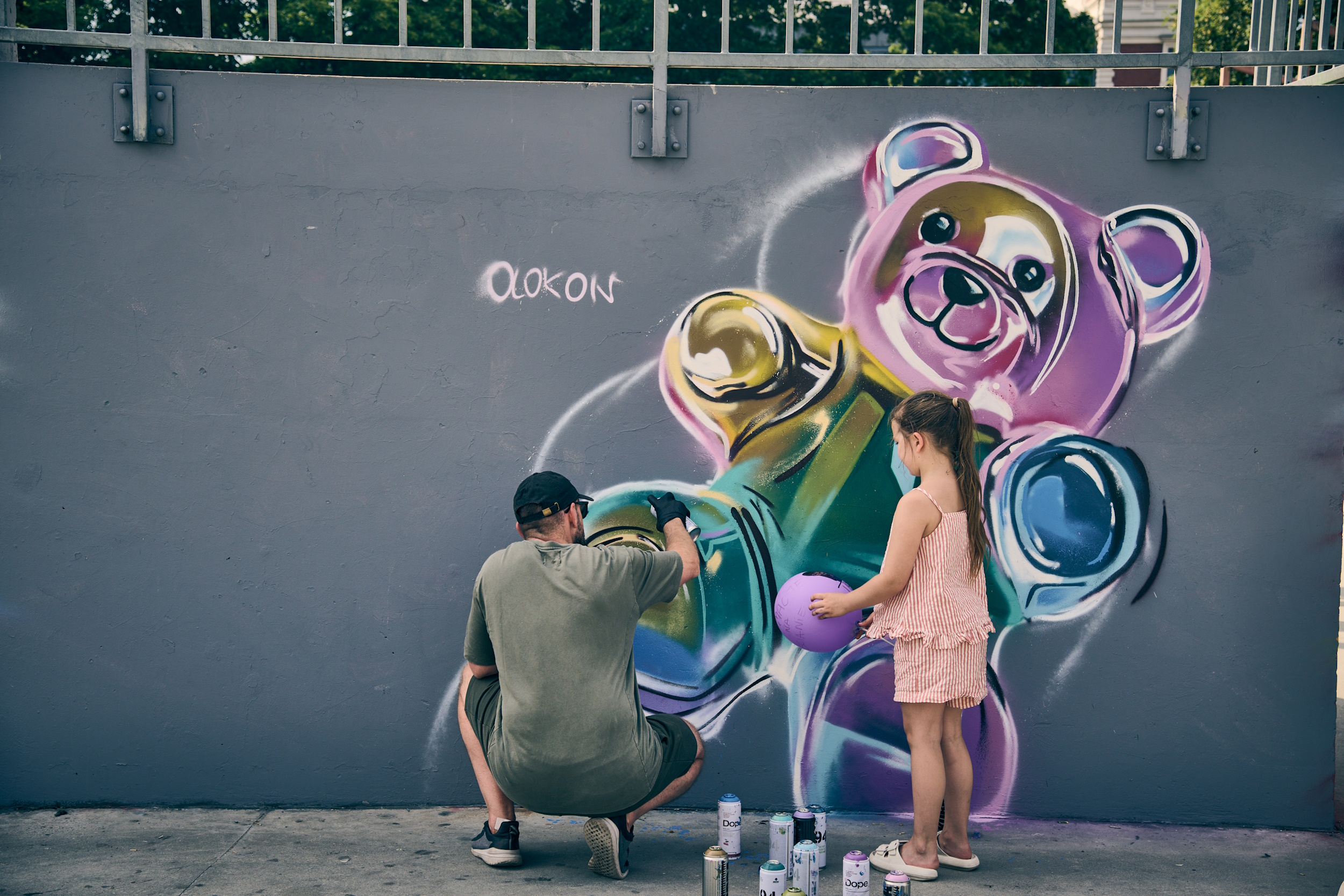 Graffiti na placu Krakowskim