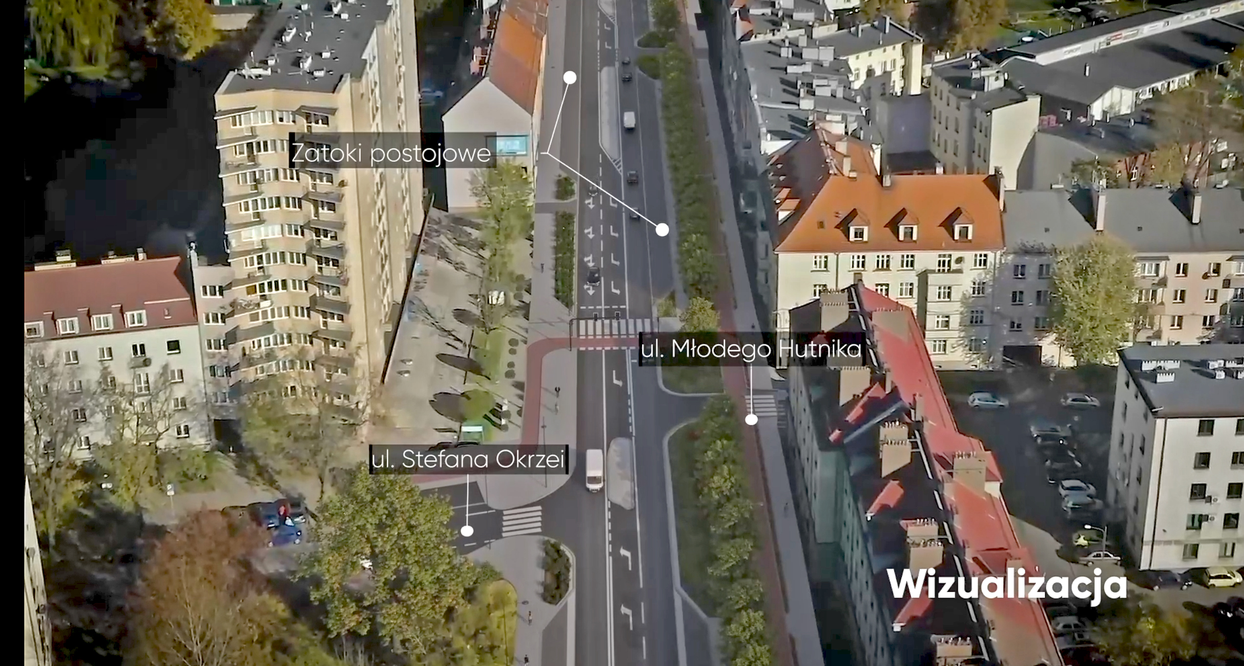 Przebudowana jezdnia i skrzyżowania, niemal 3 kilometry wydzielonej drogi rowerowej, nowe chodniki, przystanki i oświetlenie – tak po zakończeniu inwestycji zmieni się ulica Chorzowska