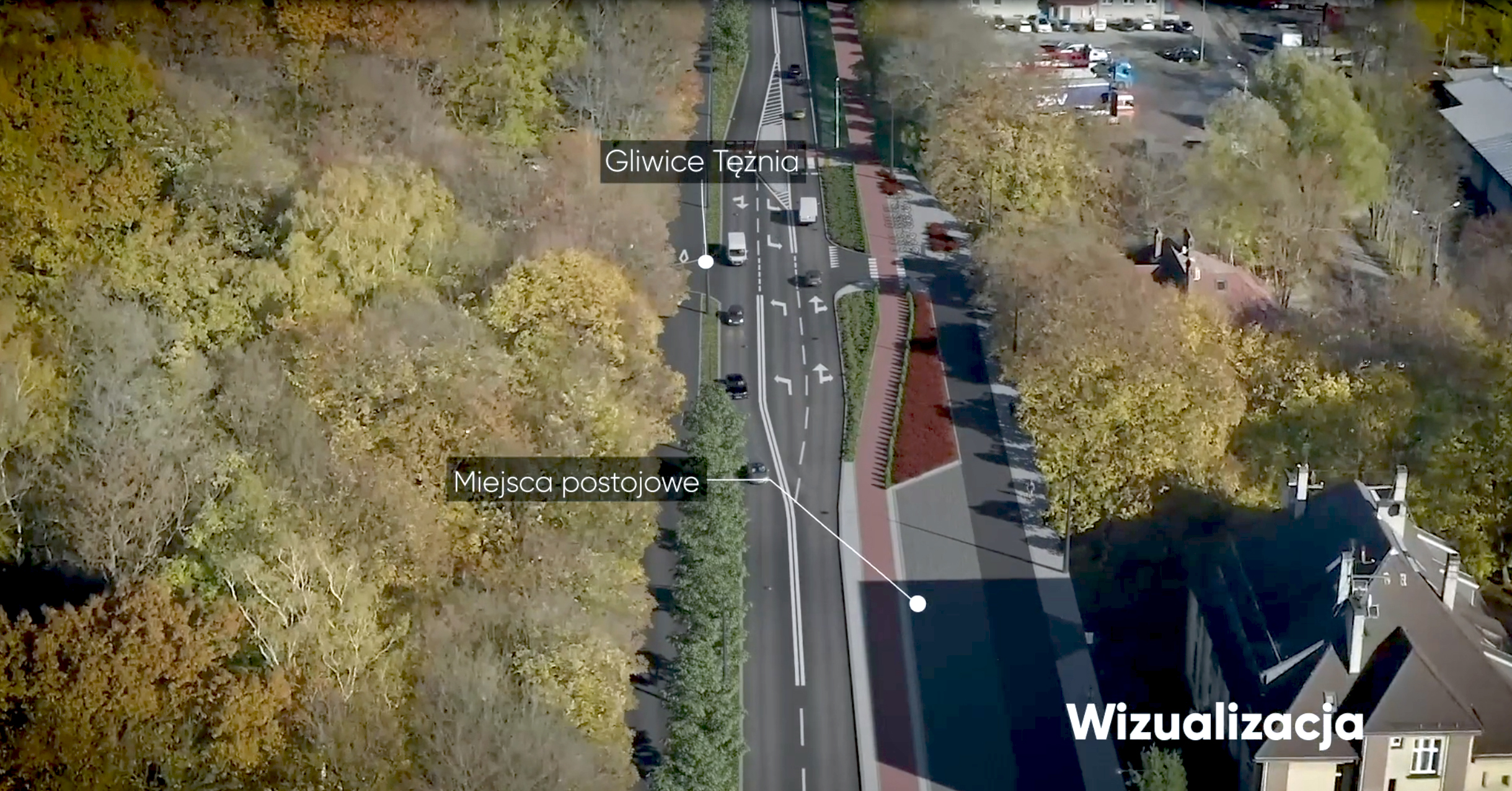 Przebudowana jezdnia i skrzyżowania, niemal 3 kilometry wydzielonej drogi rowerowej, nowe chodniki, przystanki i oświetlenie – tak po zakończeniu inwestycji zmieni się ulica Chorzowska