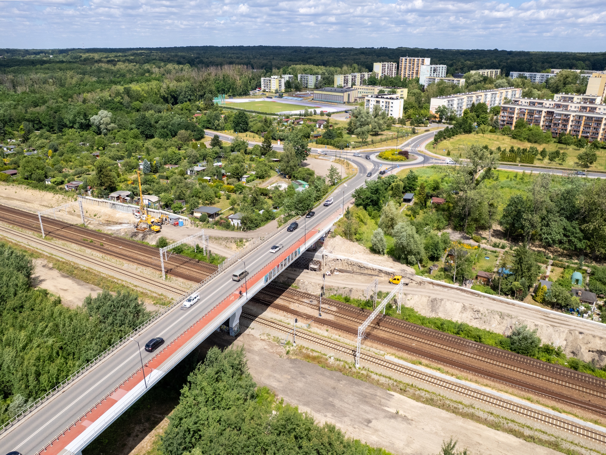 inwestycja  na Koperniku, ujęcie z góry