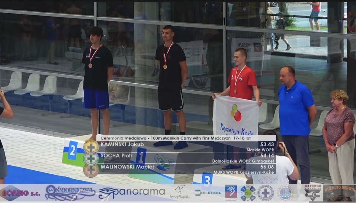 Jakub na pierwszym stopniu podium