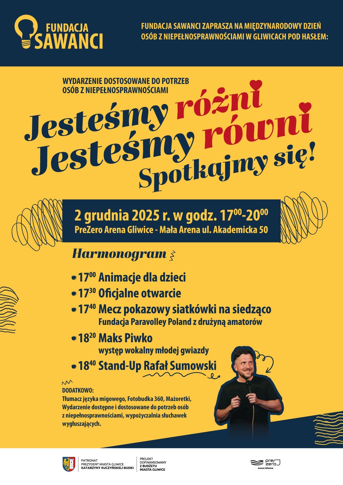 Plakat informujący o wydarzeniu. Informacje w tekście.