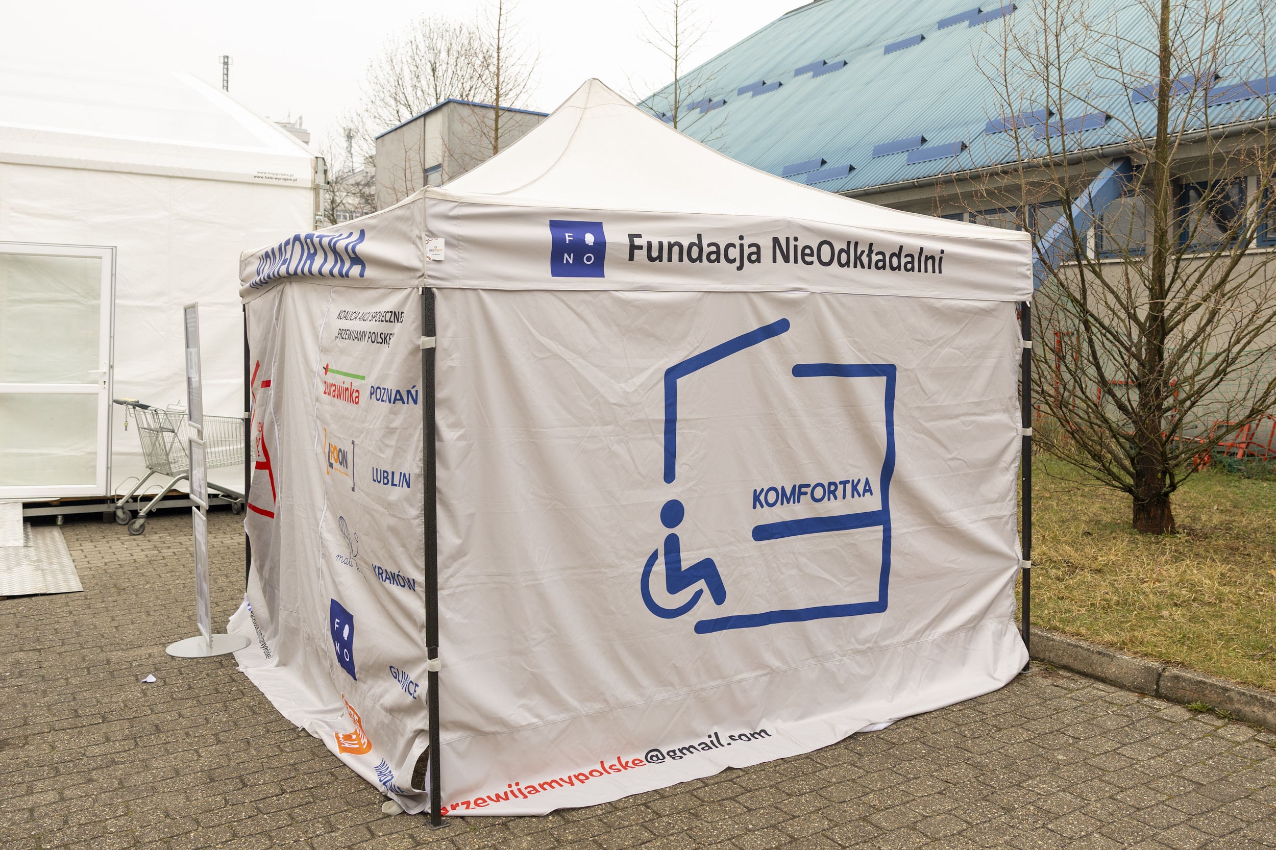 Mobilna komfortka na Inżynierskich Targach Pracy i Przedsiębiorczości na Politechnice Śląskiej