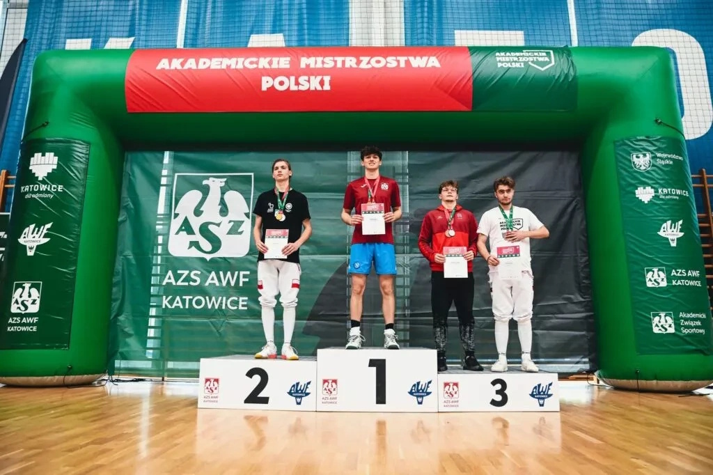 Błażej Kurowski na podium