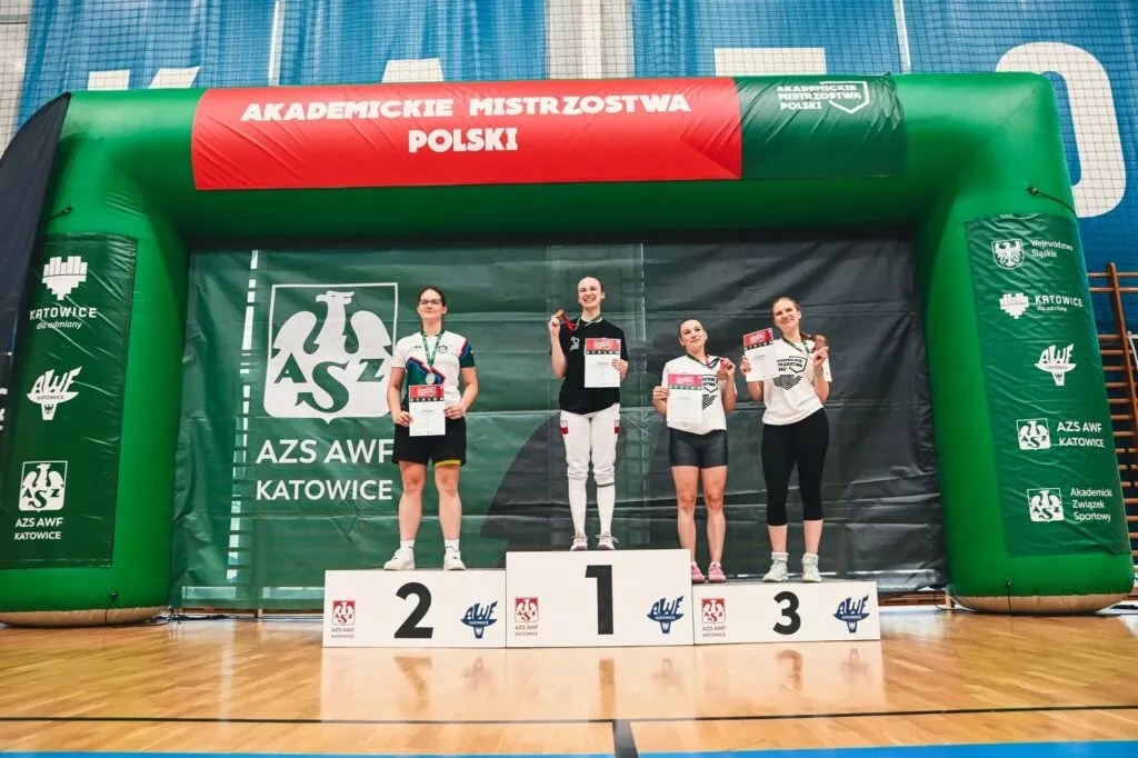 Gabriela Wójcik na podium