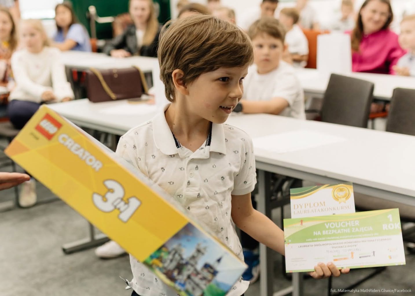 Mikołaj Szymczak w Ogólnopolskim Konkursie Matematycznym „Puchacz Piotr”