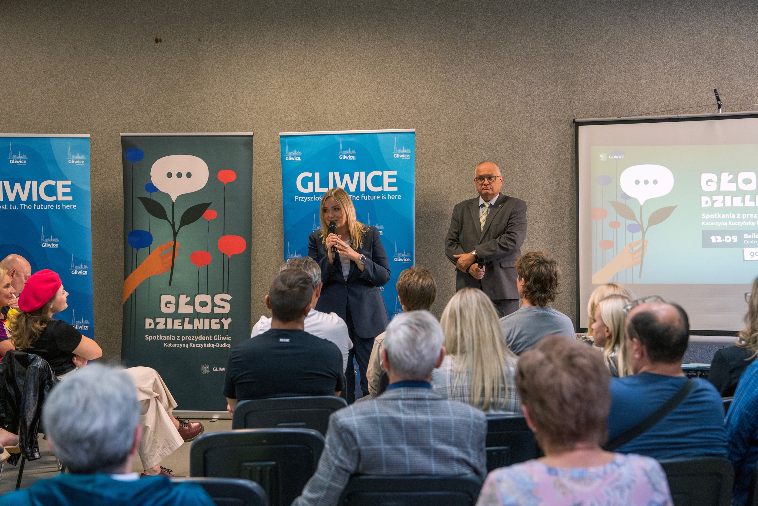 Prezydent Gliwic na spotkaniu z mieszkańcami