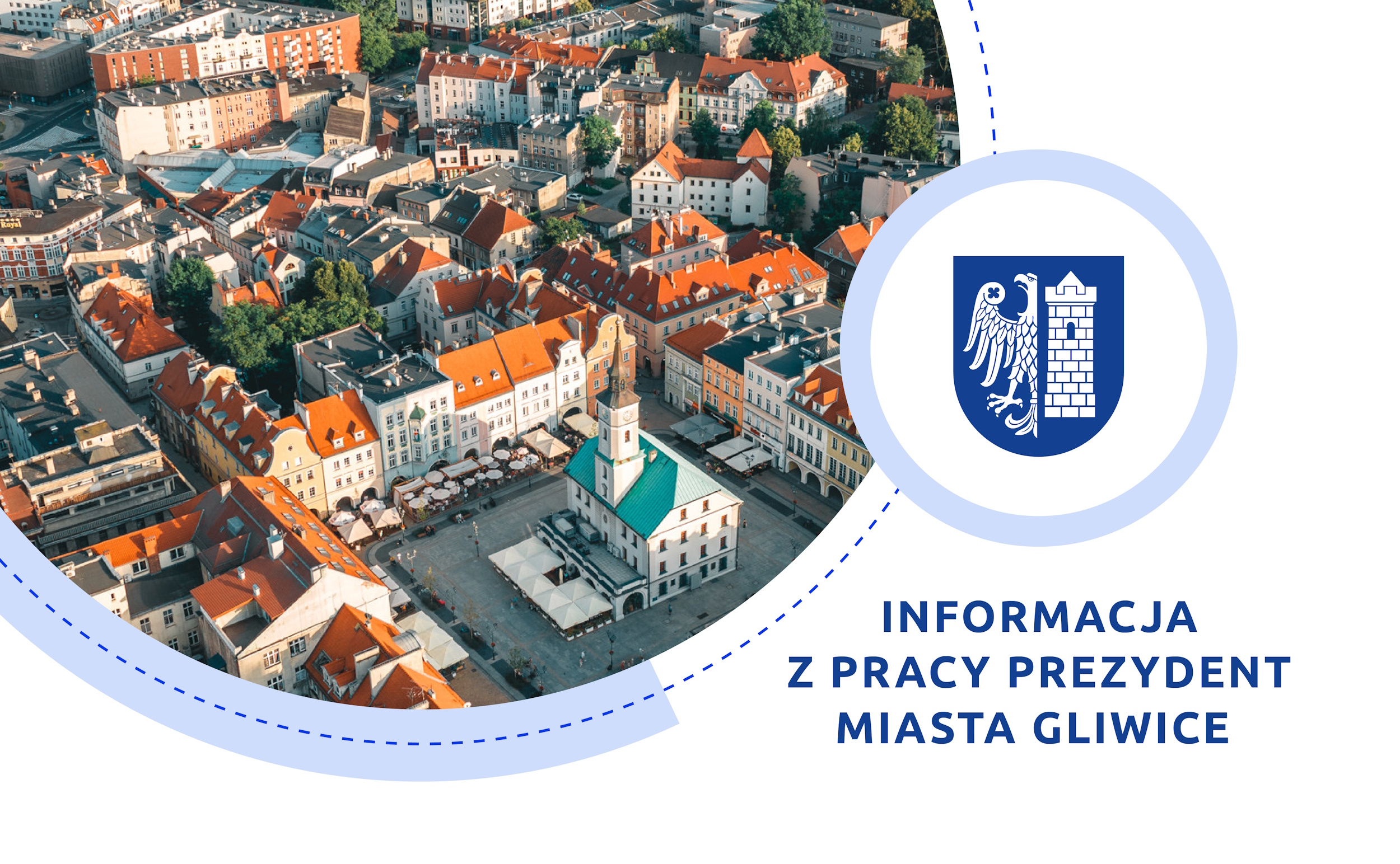 Grafika do podsumowania pracy prezydent Gliwic