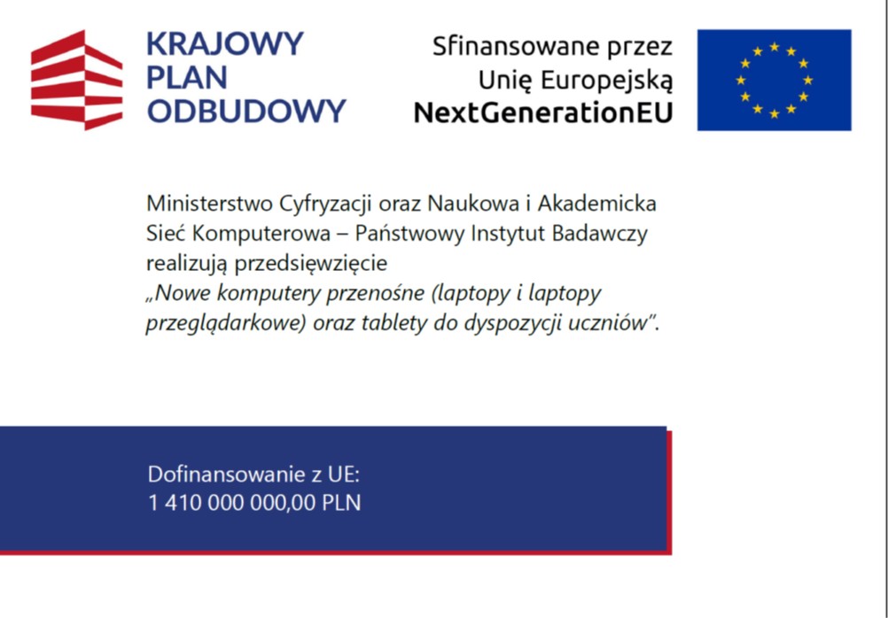 Wyrównanie poziomu wyposażenia szkół w przenośne urządzenia multimedialne