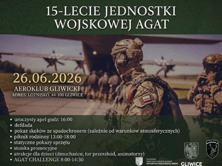 15-lecie jednostki wojskowej Agat