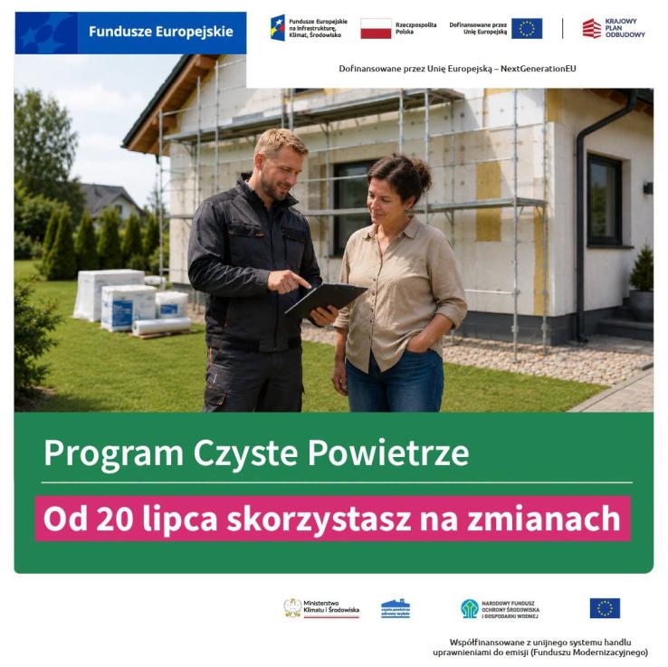 Zmiamny w programie Czyste Powietrze